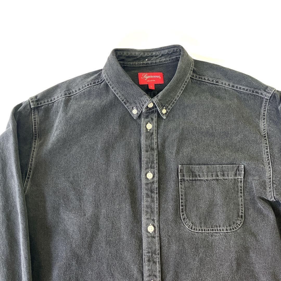 希少SUPREME Applique Denim デニムシャツ L シュプリーム - メルカリ