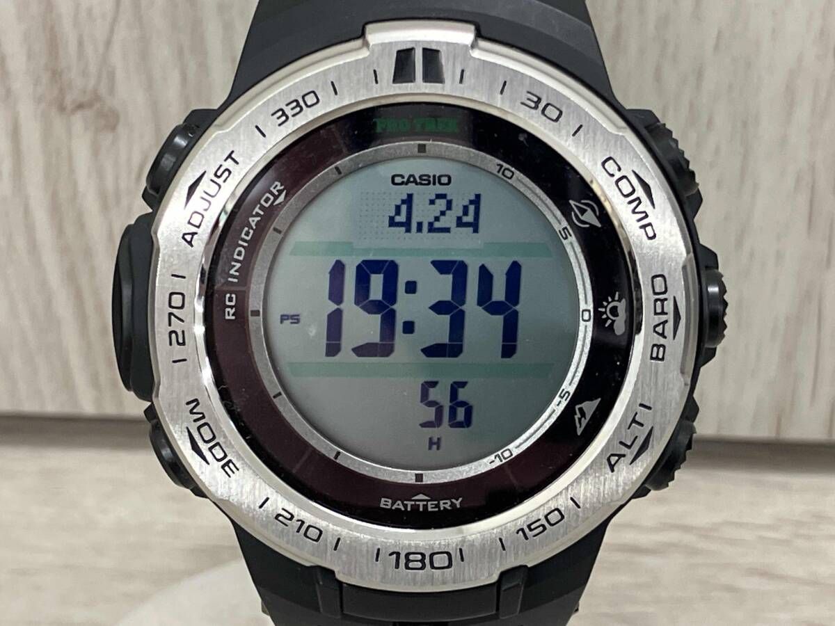CASIO PRO TREK PRW-3100 電波ソーラー デジタル カシオ プロトレック 