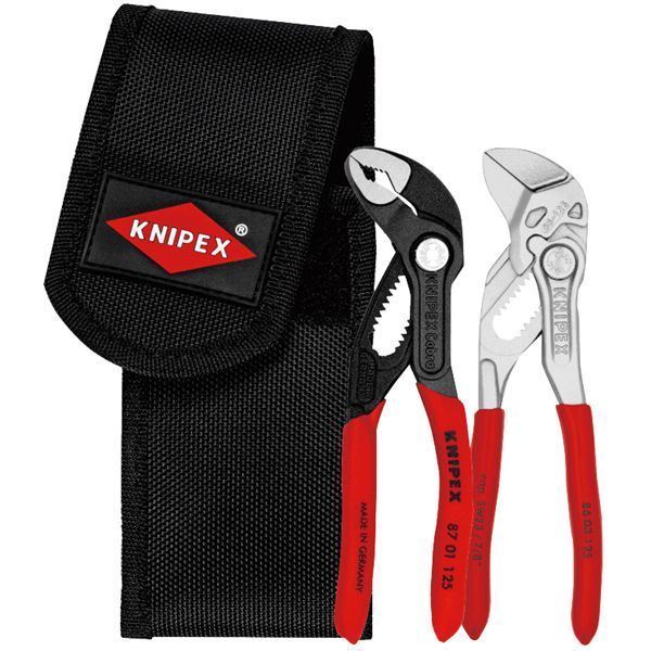 KNIPEX クニペックス プライヤーセット ベルトポーチ付 002072V04