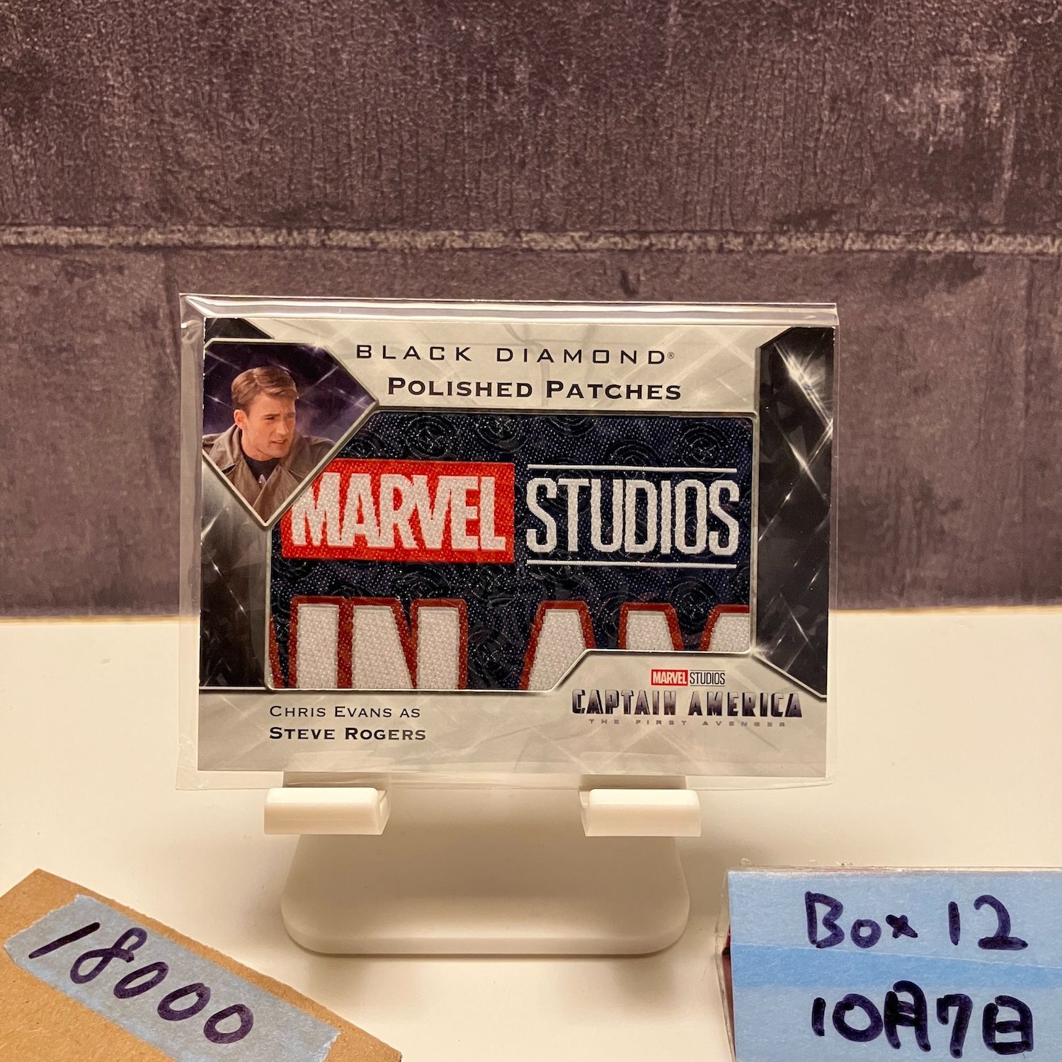 2021 Upper Deck Chris Evans as Steve Rogers Marvel Studios Captain AmericaThe First Avenger Polished パッチ カード