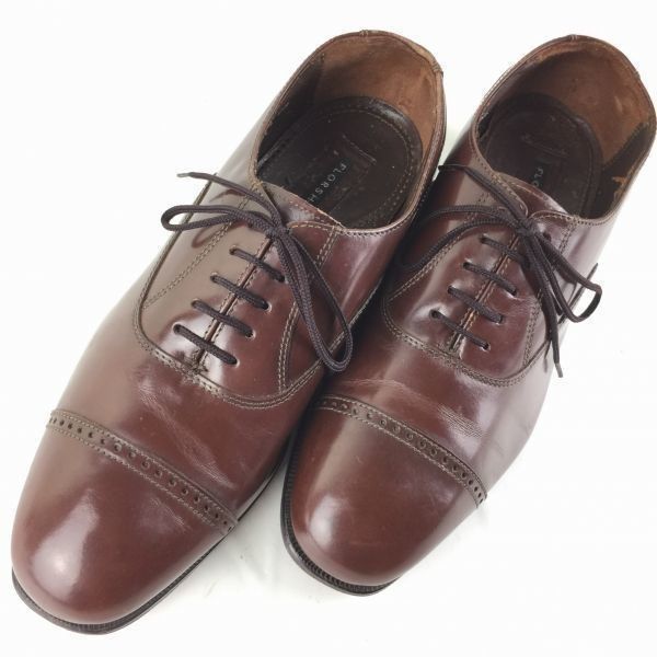 Florsheim フローシャイム キャップトゥ ビジネスシューズ 茶 ブラウン 