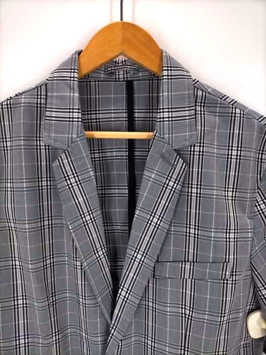 ジップファイブ ZIP FIVE セットアップ チェック柄2Bシングルテーラー メルカリShops