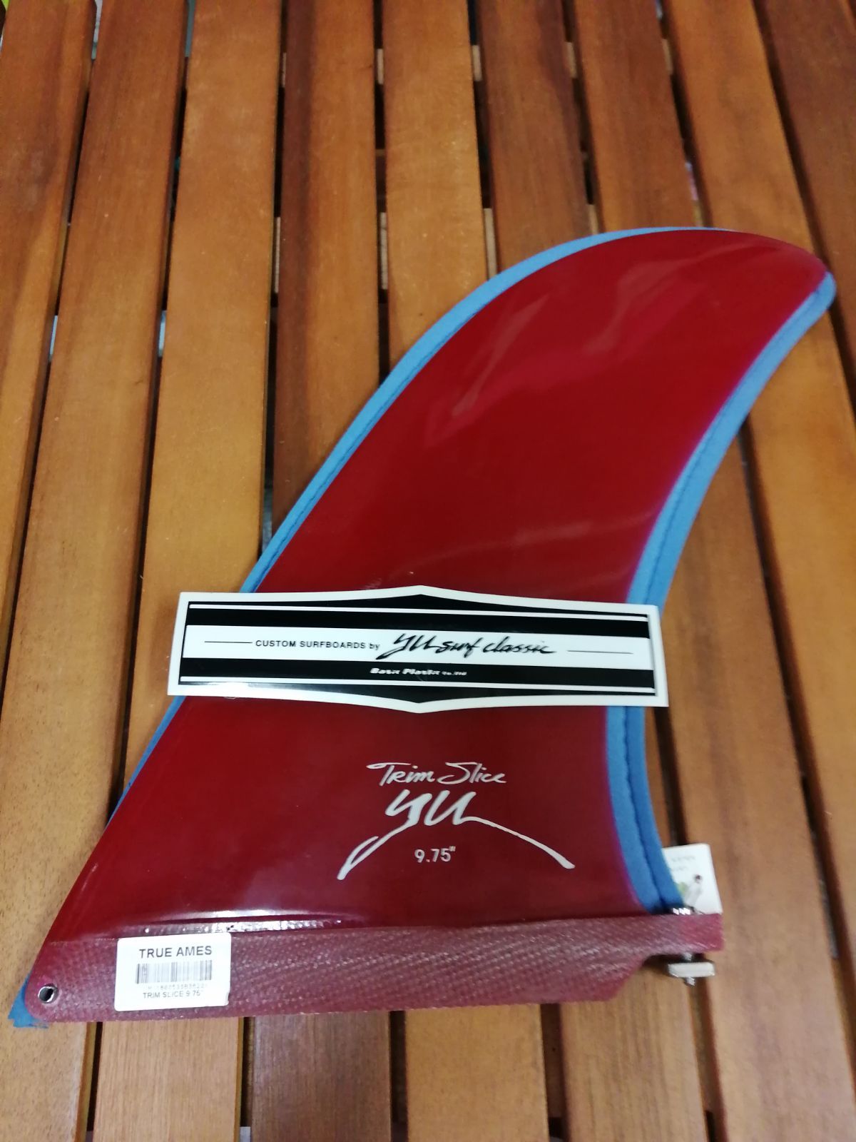 TRUE AMES YU TRIM SLICE 9.75 ＋ YU surf Classic ステッカー