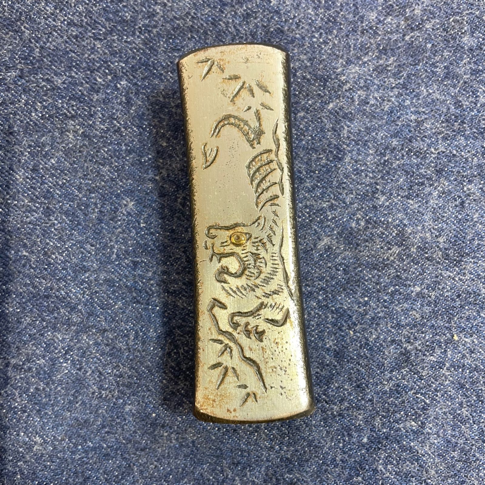 龍虎彫刻 120匁
