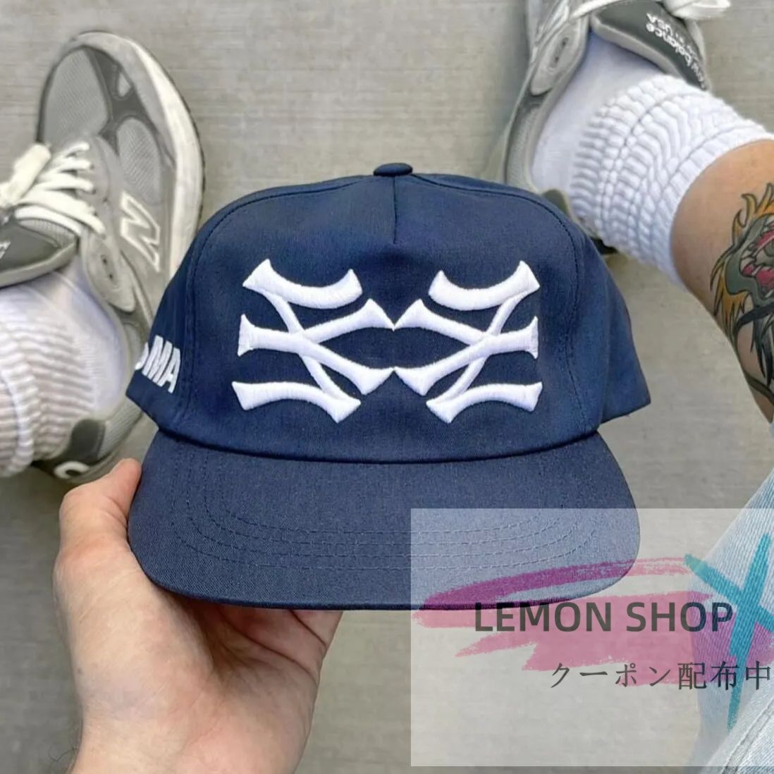 OMA Monday Suck NY ベースボールキャップ LEMON SHOP