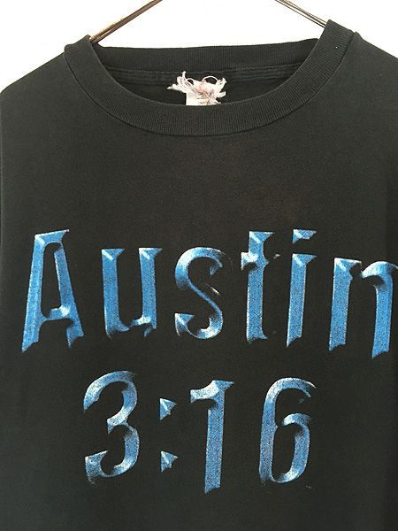古着 90s WWF Stone Cold Austin 3:16 スカル フォト レスリング