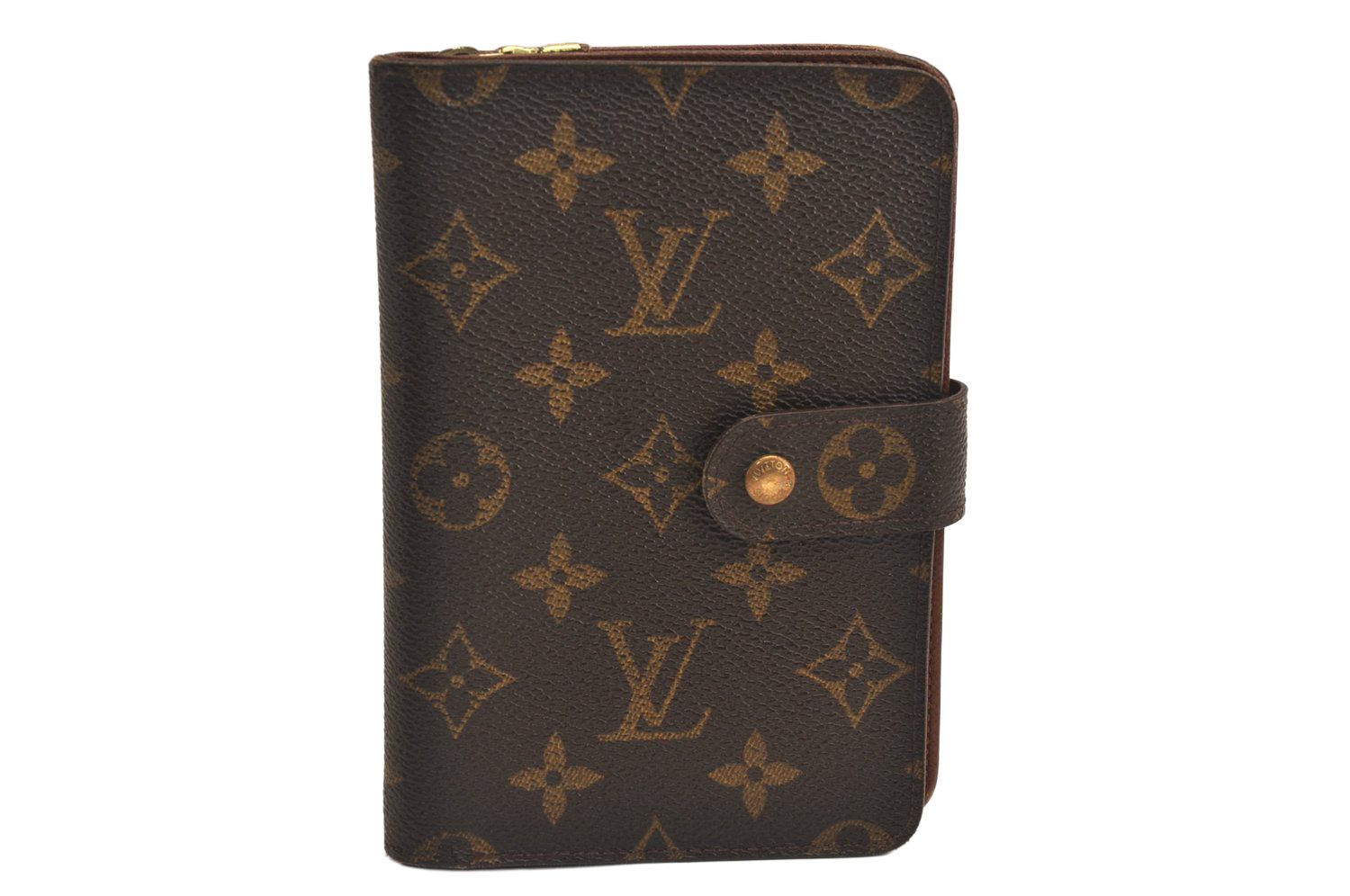 LOUIS VUITTON ルイヴィトン モノグラム ポルト パピエ ジップ 二つ折り財布 M61207 LV 5825M
