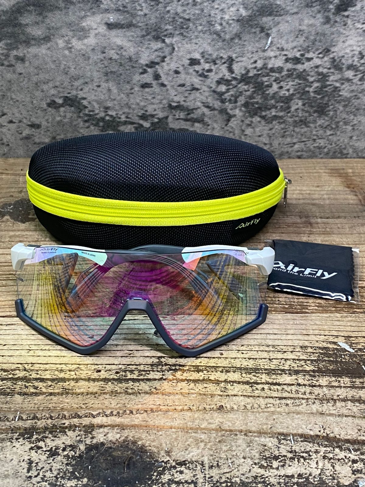 JM531 AirFly VITESSE AF360 サングラス アイウェア 白 グレー