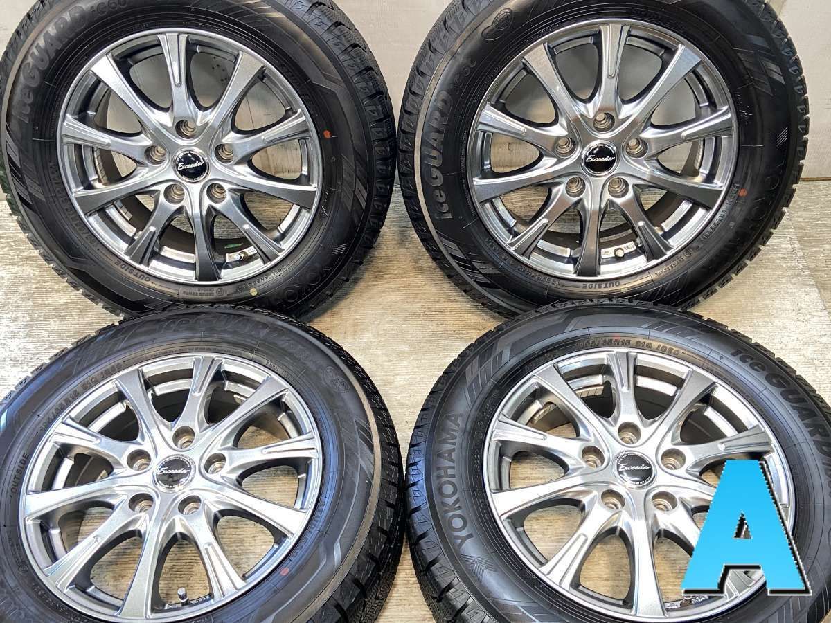 Yokohama iceGUARD 195/65R15スタッドレスタイヤホイール ヨコハマ iceGUARD 195/65/15 タイヤホイールセット スタッドレス