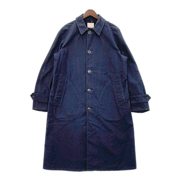 BONCOURA モールスキン コート ステンカラーコート 羽織り 古着