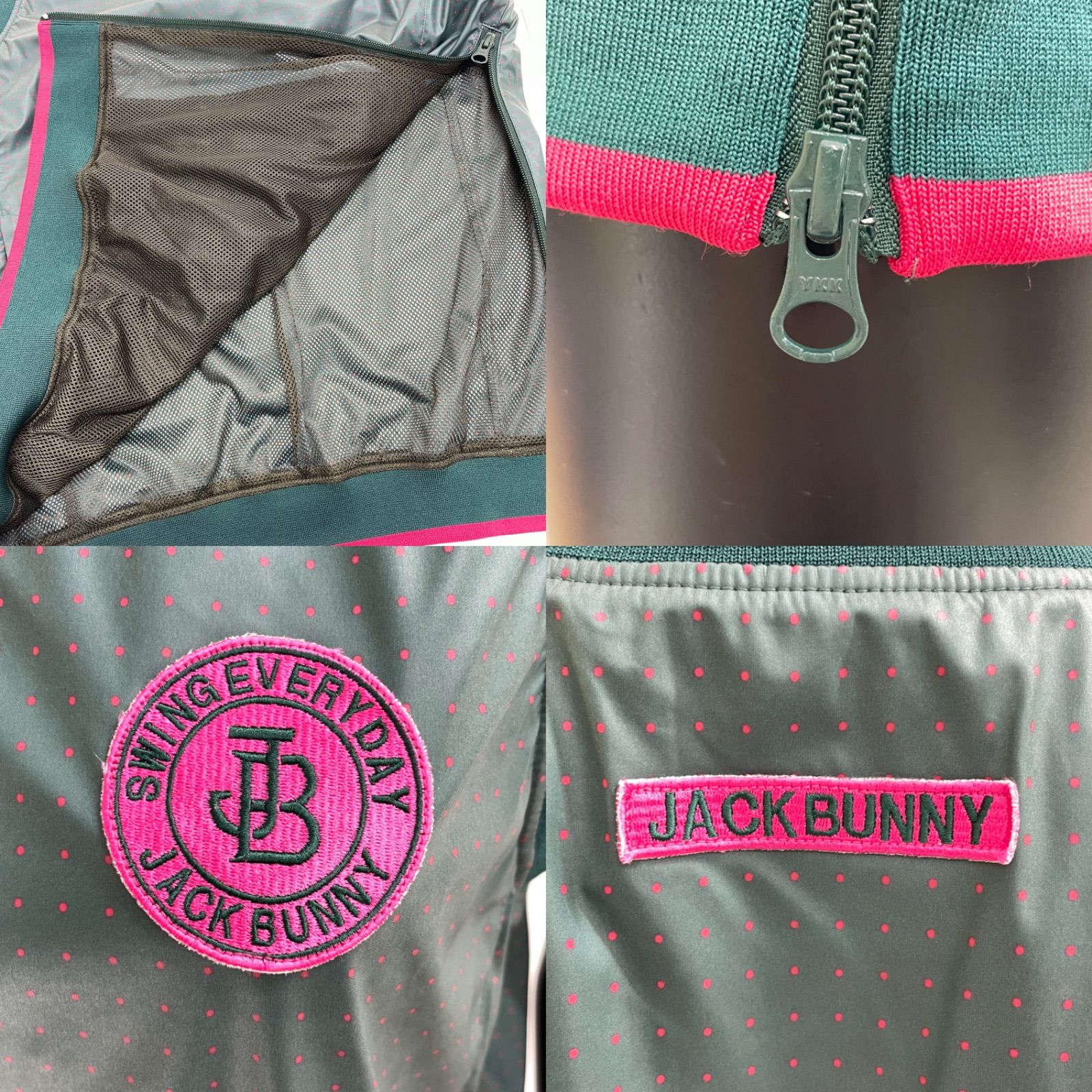 USED】Jack Bunny ジャックバニー ポリエステル Vネック ベスト