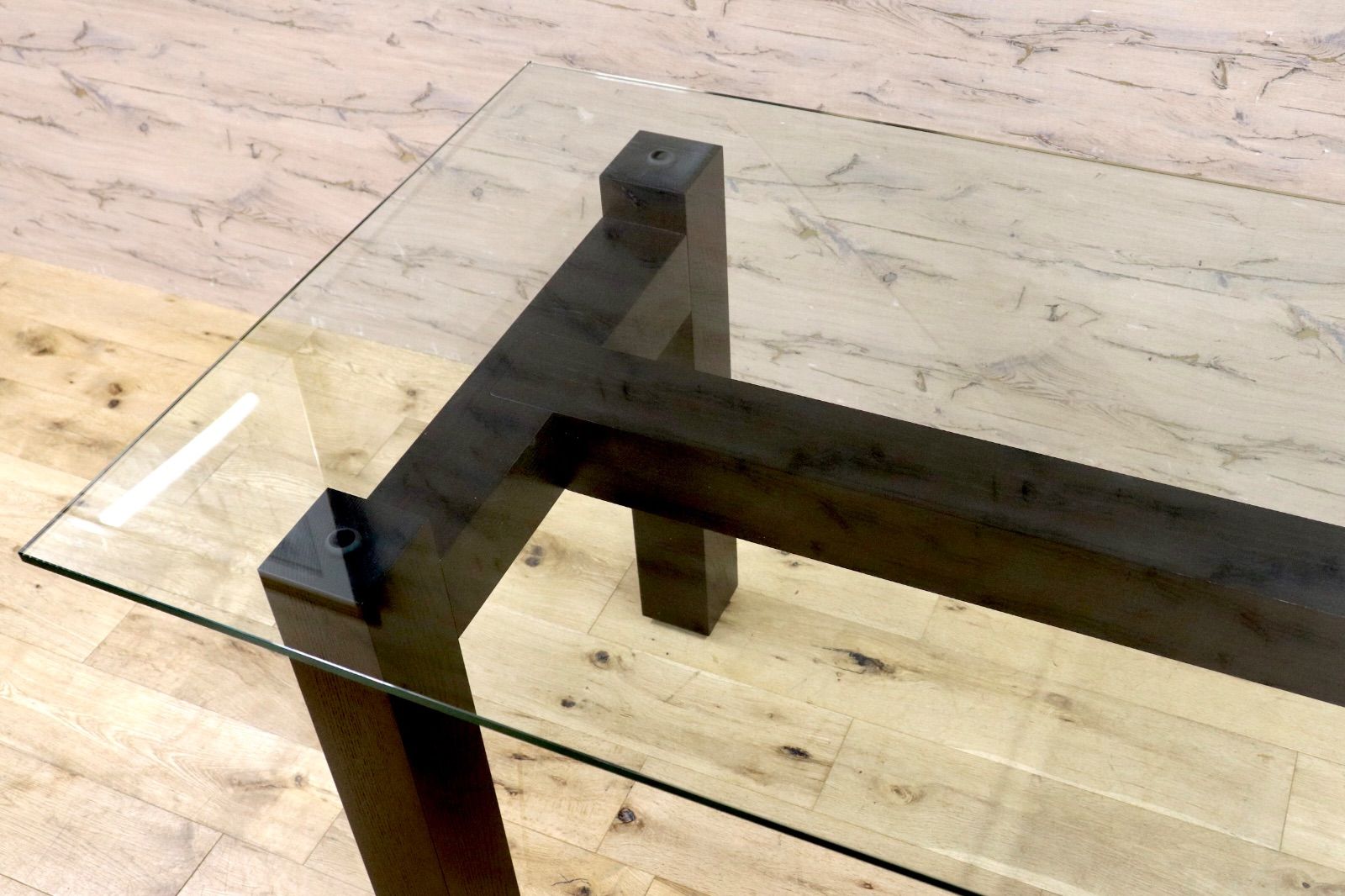 GMIH262A IDC大塚家具 ダイニングテーブル ガラステーブル 食卓テーブル ブラック スタイリッシュモダン MARWIL-DEMENAGEMENTS_CH