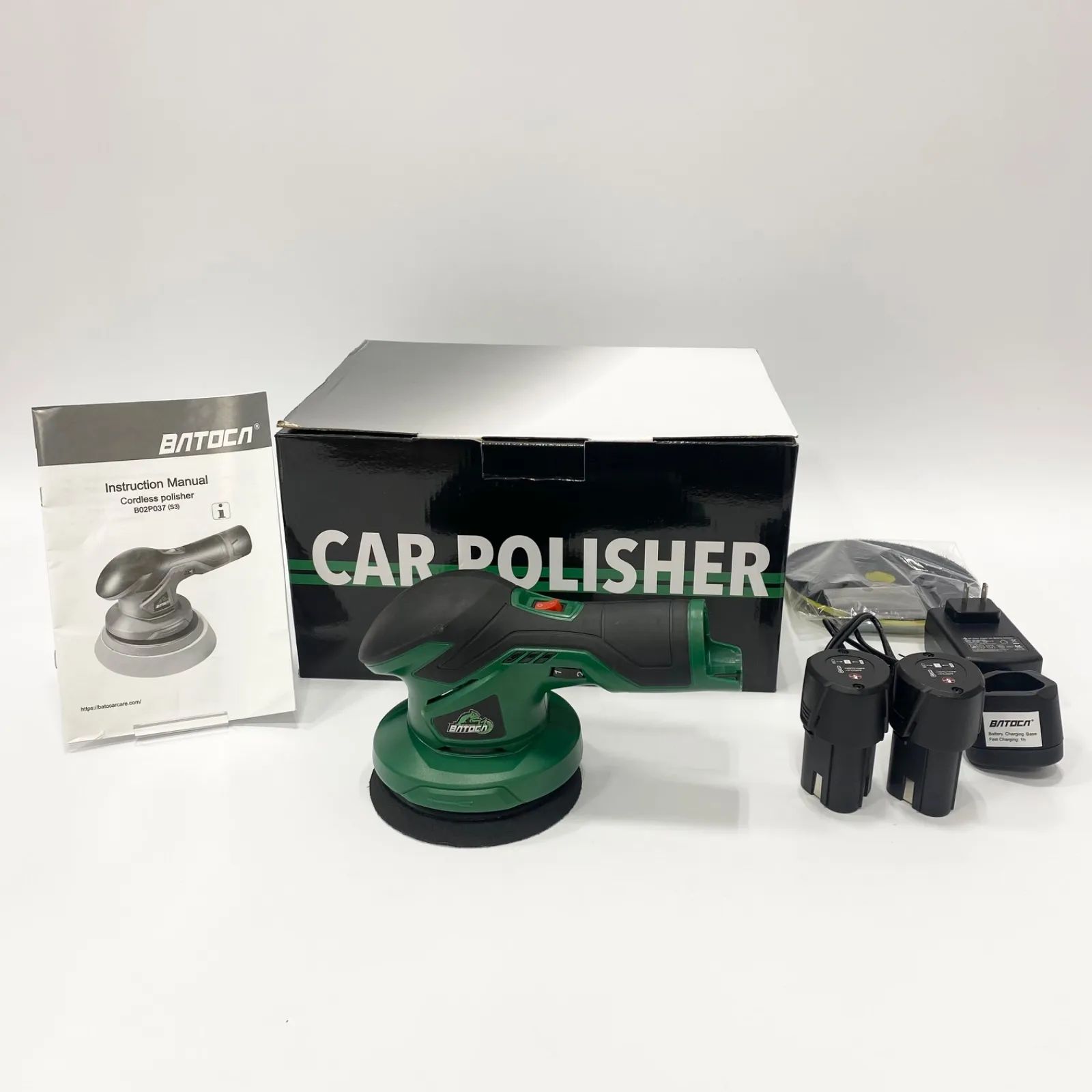 中古 BATOCA-S2 コードレス ポリッシャー バッテリー1個付き BATOCA