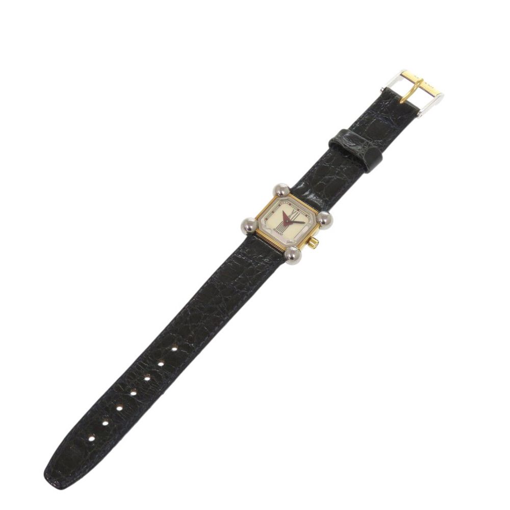 ミザーニ エルミタージュ H2300 SS クロコダイル アイボリー ネイビー  