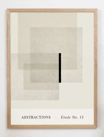 CARO CARO PRINTS | Contemporary Museum Art Print (GMTC-7701) | アートプリント/アートポスター (30x40cm) 北欧 アブストラクト