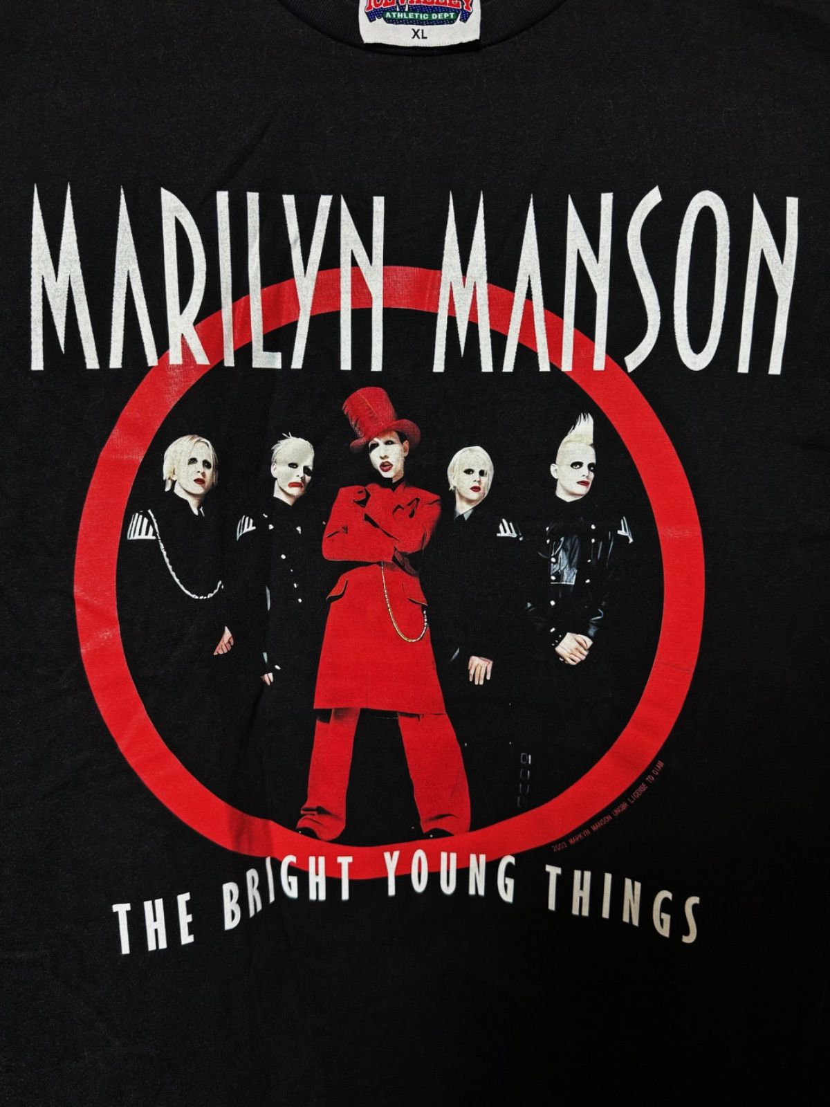 ◇Marilyn Manson◇ XL バンドT ｢THE BRIGHT YOUNG THINGS｣ 黒 ビッグ