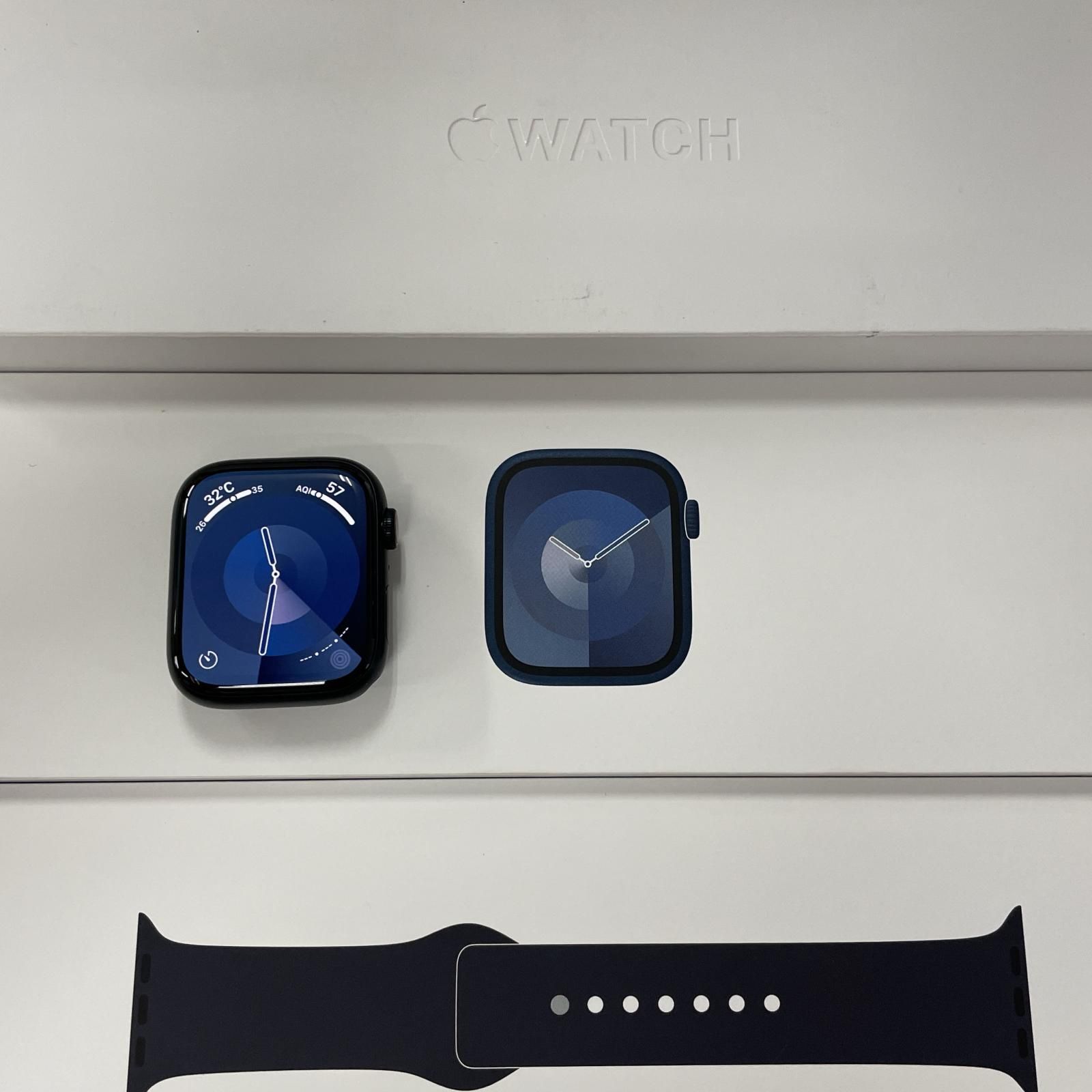 Apple Watch Apple Watch Series 9 45mm GPS+Cellular アルミニウム ミッドナイト