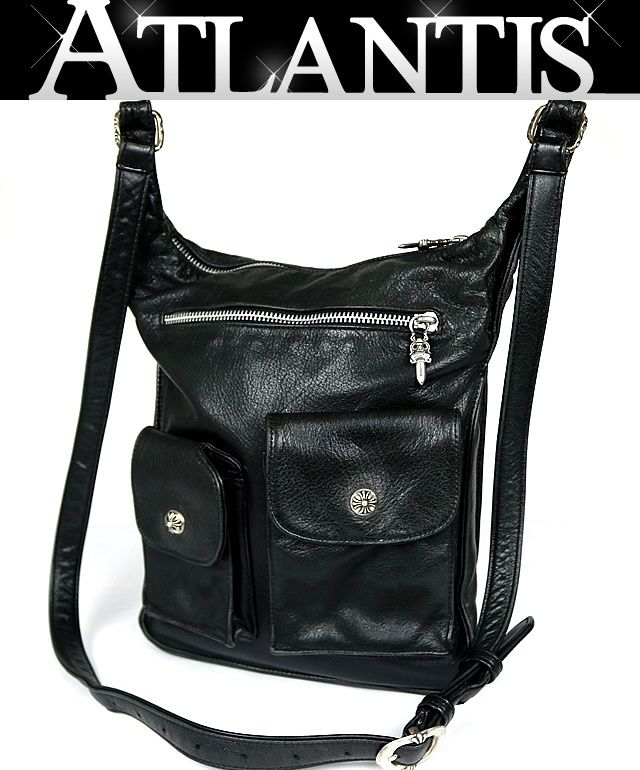 クロムハーツ　ブラックレザー フラットポーチ 楽天市場】CHROME HEARTS 銀座店 クロムハーツ フラットポーチ