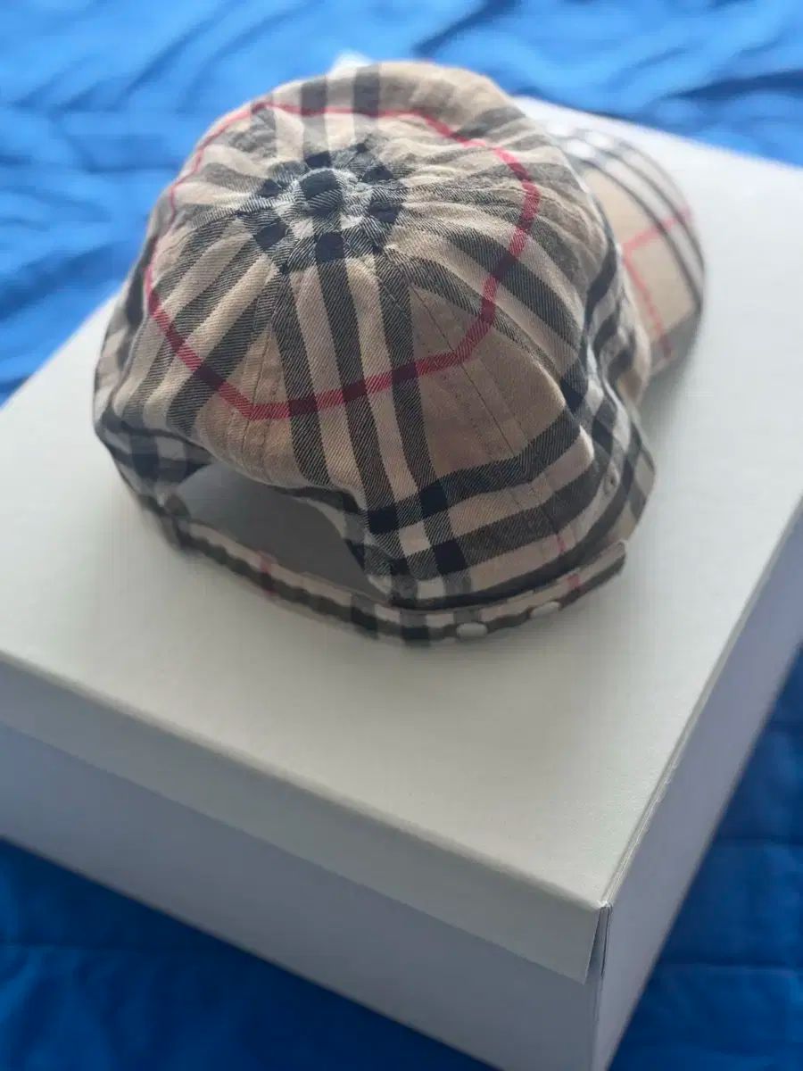 BURBERRY バーバリー チェック コットン ベースボールキャップ ボックス フルセット