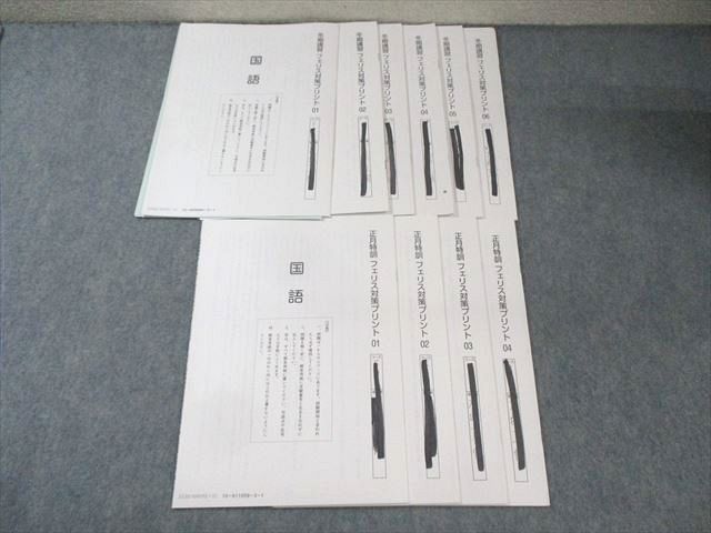 SAPIX サピックス 桜蔭対策 国語 SS特訓 冬期・正月特訓 全24回