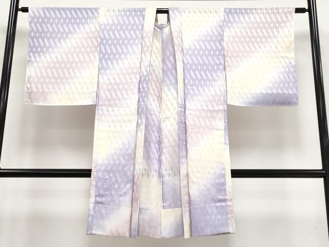 平和屋着物 上 スリーシーズン 春夏秋 塵除け 長羽織 網代紋紗 暈し染め ♥ CYAA3260s5