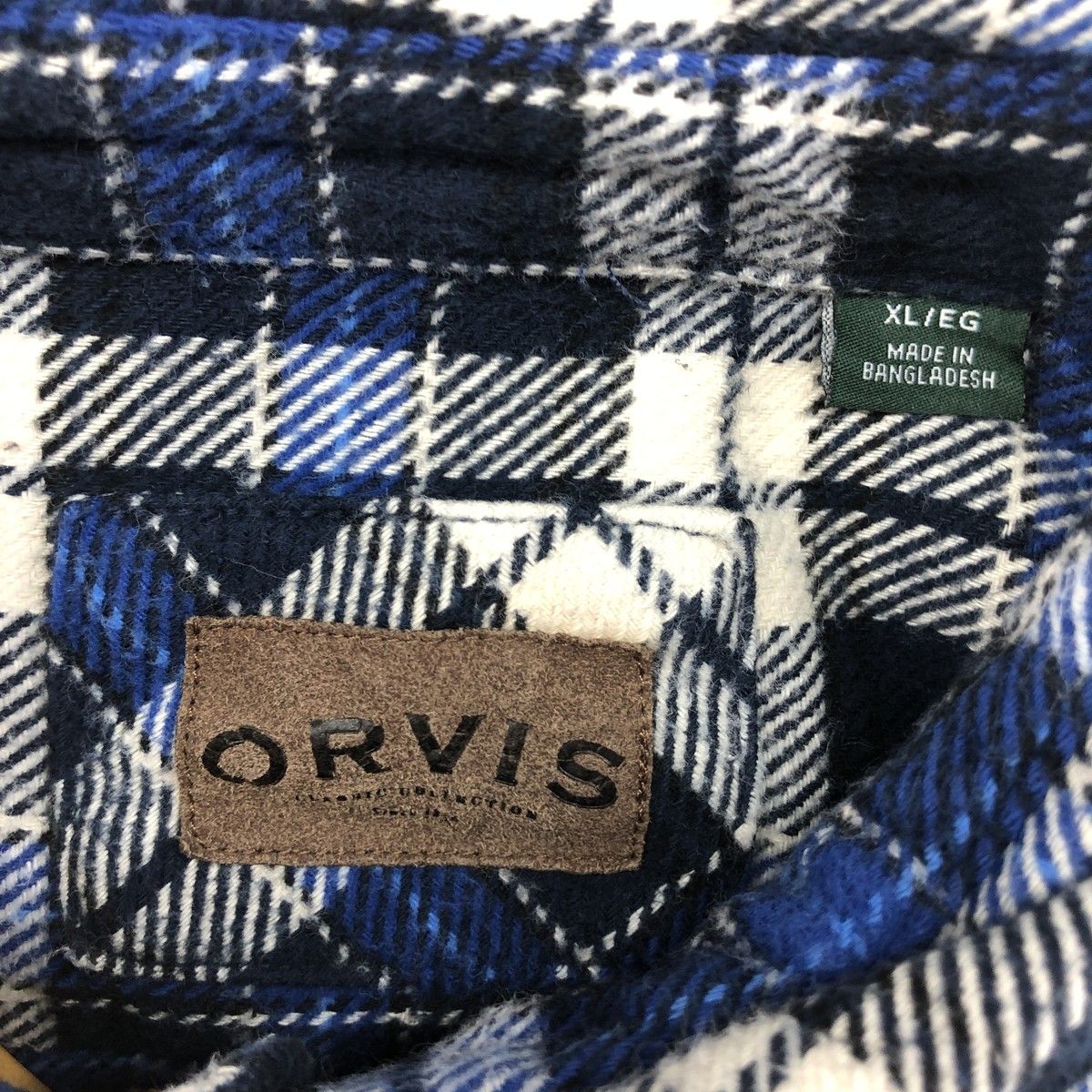 古着 オービス ORVIS 長袖 フランネルチェックシャツ メンズXL