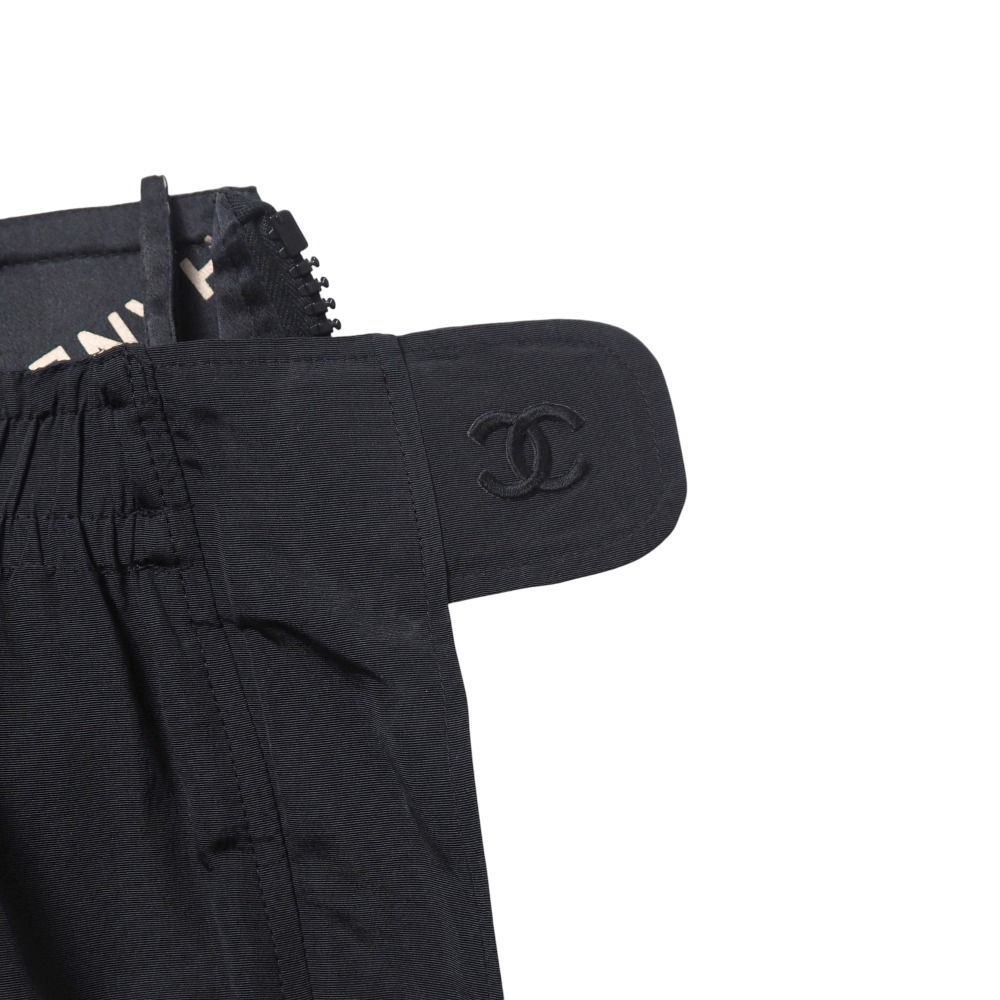 CHANEL シャネル ヴィンテージ スカート サイズ38 マトラッセ ココマーク CC 総シルク タイト ミニスカート ブランド古着 20250917 RA6106 GULLKHAN_COM