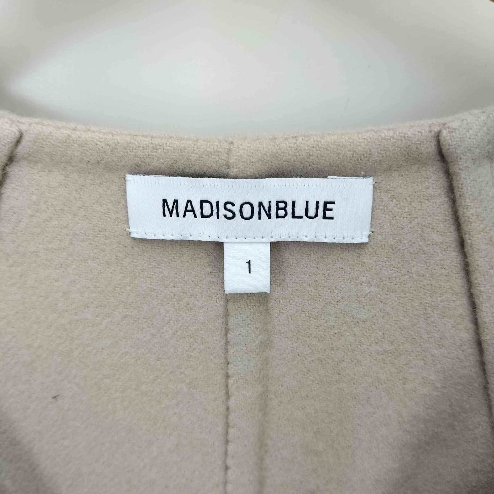 MADISON BLUE マディソンブルー 16AW Vネックウールトップス MB164-5015 ベージュ 01(S) IT2L11SY9TU1 MADISON BLUE マディソンブルー 16AW Vネックウールトップス