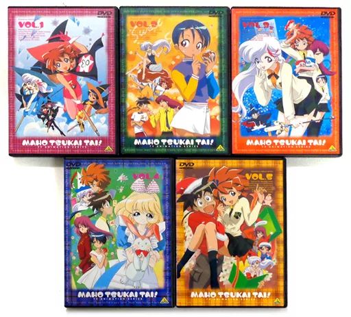 中古】アニメDVD 魔法使いTai! 初回限定版 BOX付全5巻セット