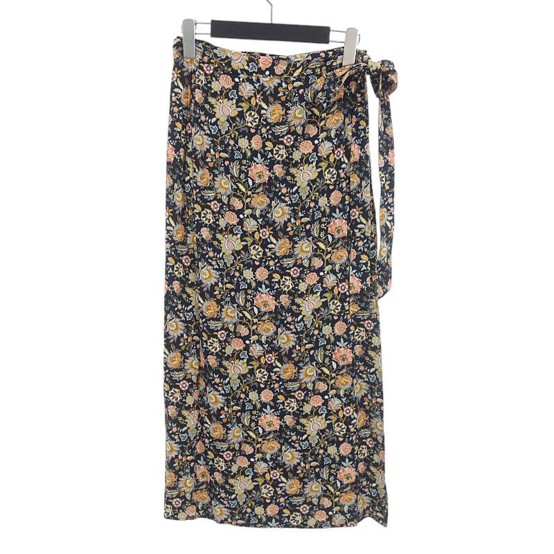 ザ シンゾーン|THE SHINZONE 24SS oriental FLOWER SK フラワー ロング スカート ブラック系マルチ サイズ レディース34