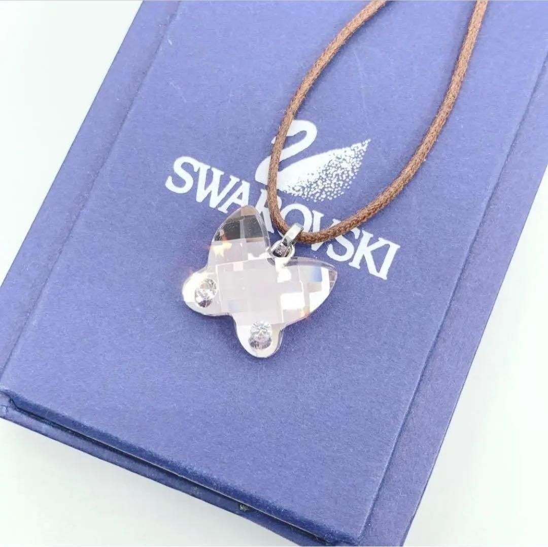 SWAROVSKI スワロフスキー ネックレス バタフライ 蝶々 クリスタル