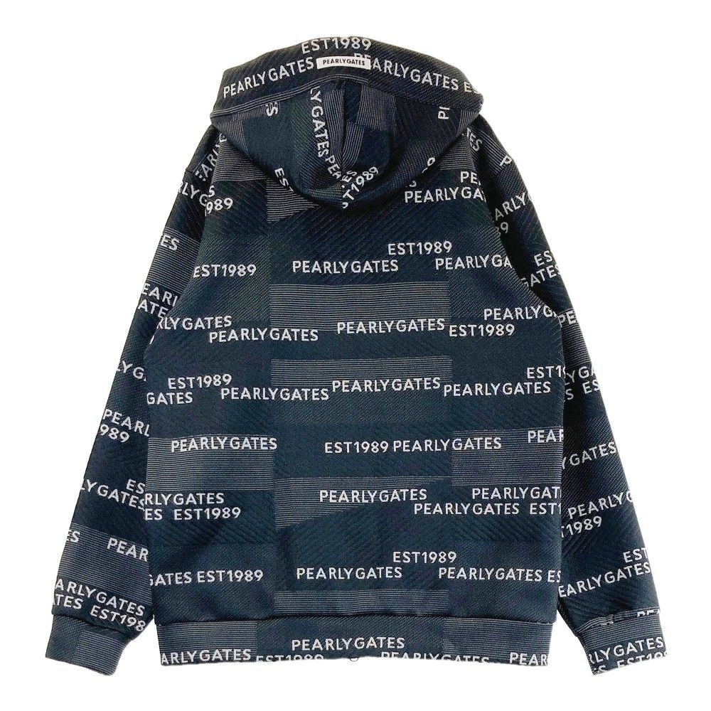 パーリーゲイツ ダンボールニット フーディ パーカー レディース ロゴ