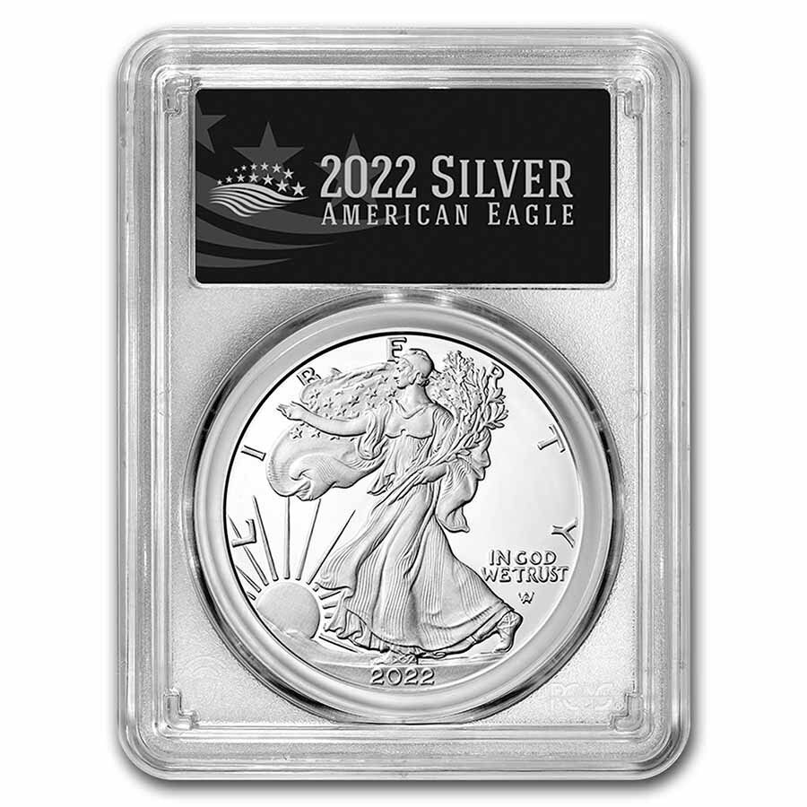 2025-W 1 oz Proof Silver American Eagle PR-70 PCGS FDI Black