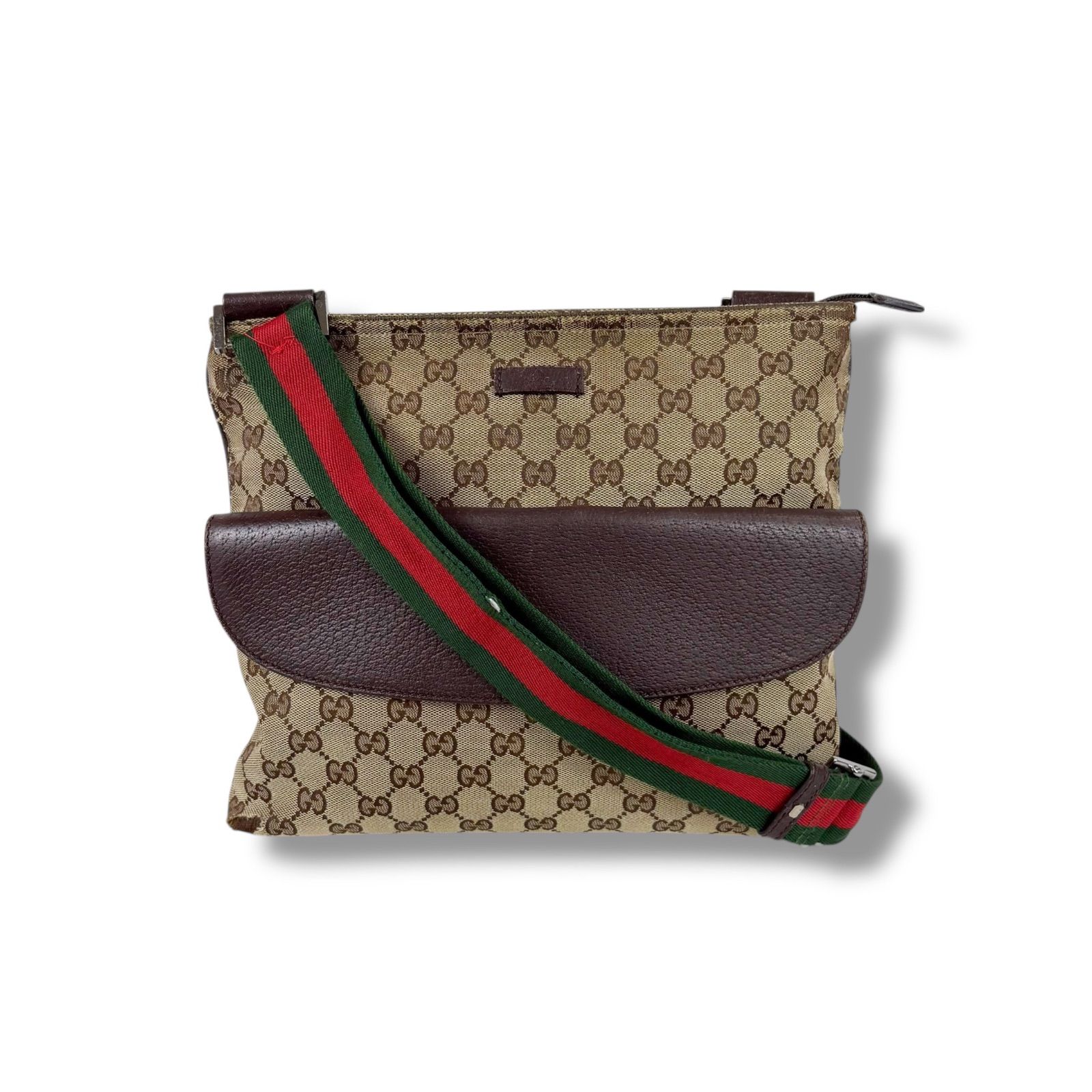 Gucci ボディバッグ ベージュ/赤 GUCCI ショルダーボディバッグ ベージュ⁄レッド GUCCI ショルダー