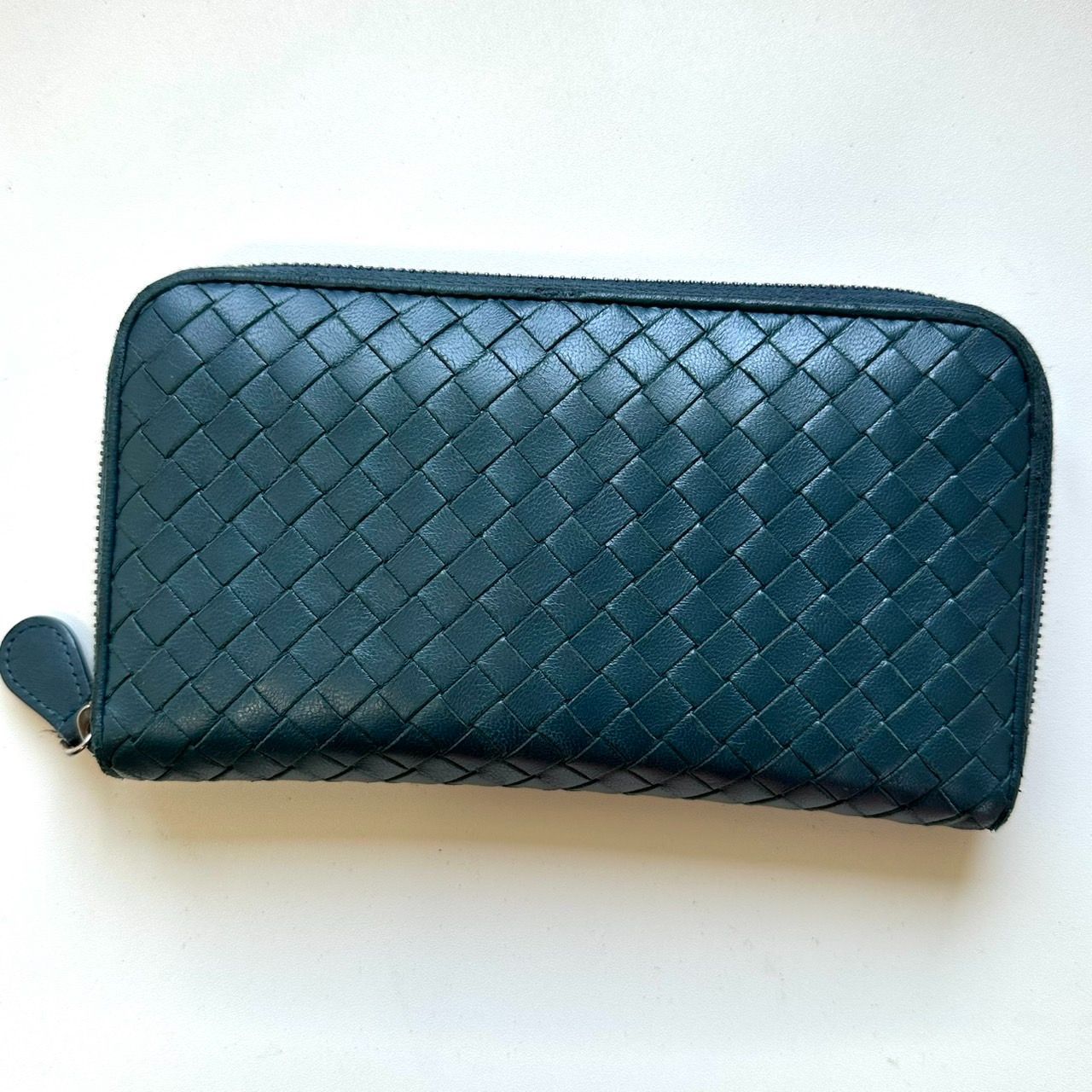 ボッテガヴェネタ BOTTEGA VENETA 長財布 イントレチャート 深緑