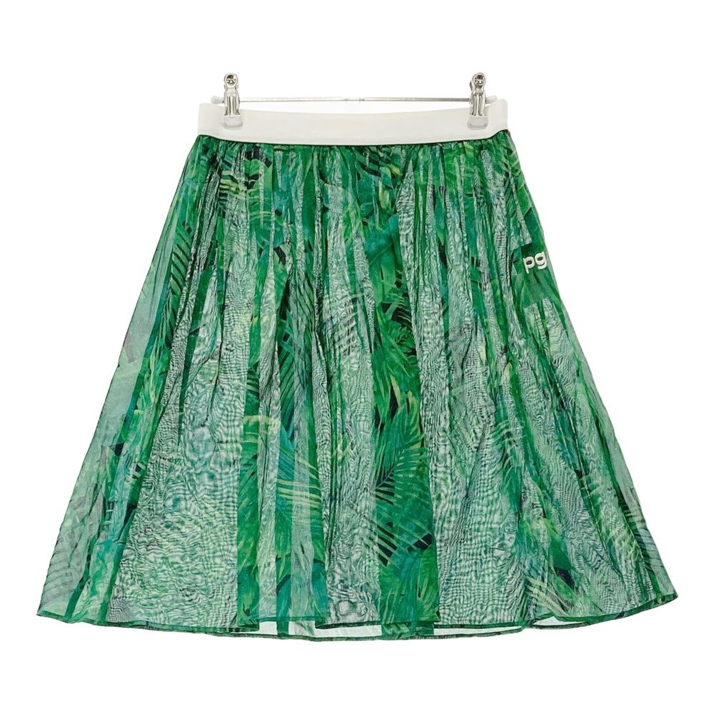 サイズ：0 PEARLY GATES パーリーゲイツ インナー付スカート 総柄