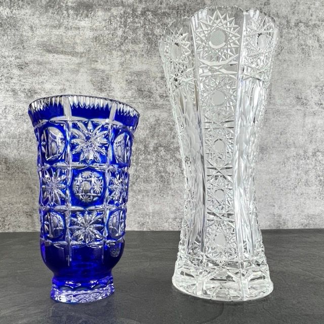 ポロニアPOLONIA クリスタル ポロニアグラス 切子 ポーランド製　花瓶 Yahoo!オークション -「polonia グラス」の落札相場・落札価格
