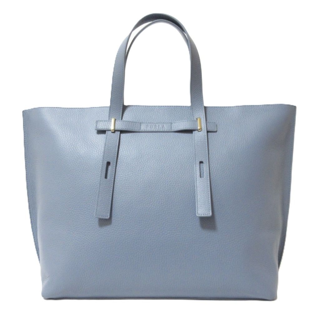 新品同様 FURLA フルラ Giove ジョベ レザー ロゴ型押し トートバッグ 