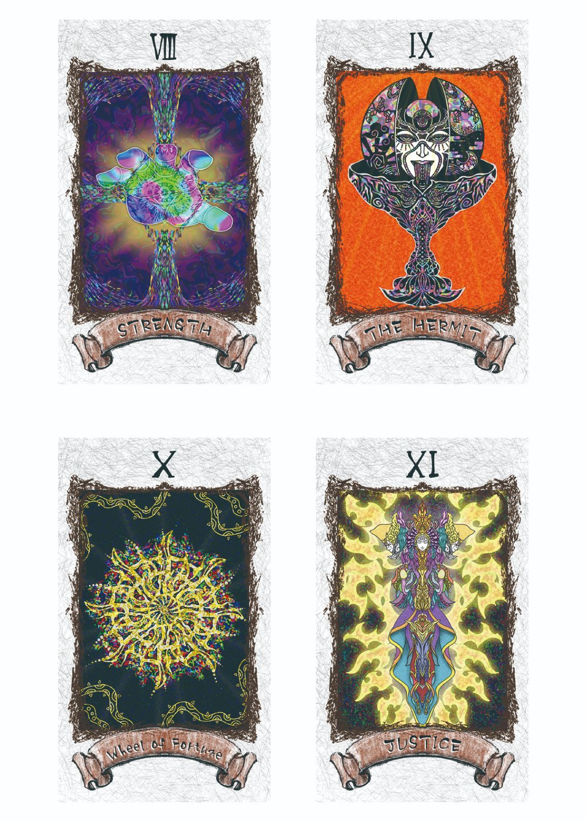 オリジナルタロットカード 大アルカナ22枚 - メルカリ