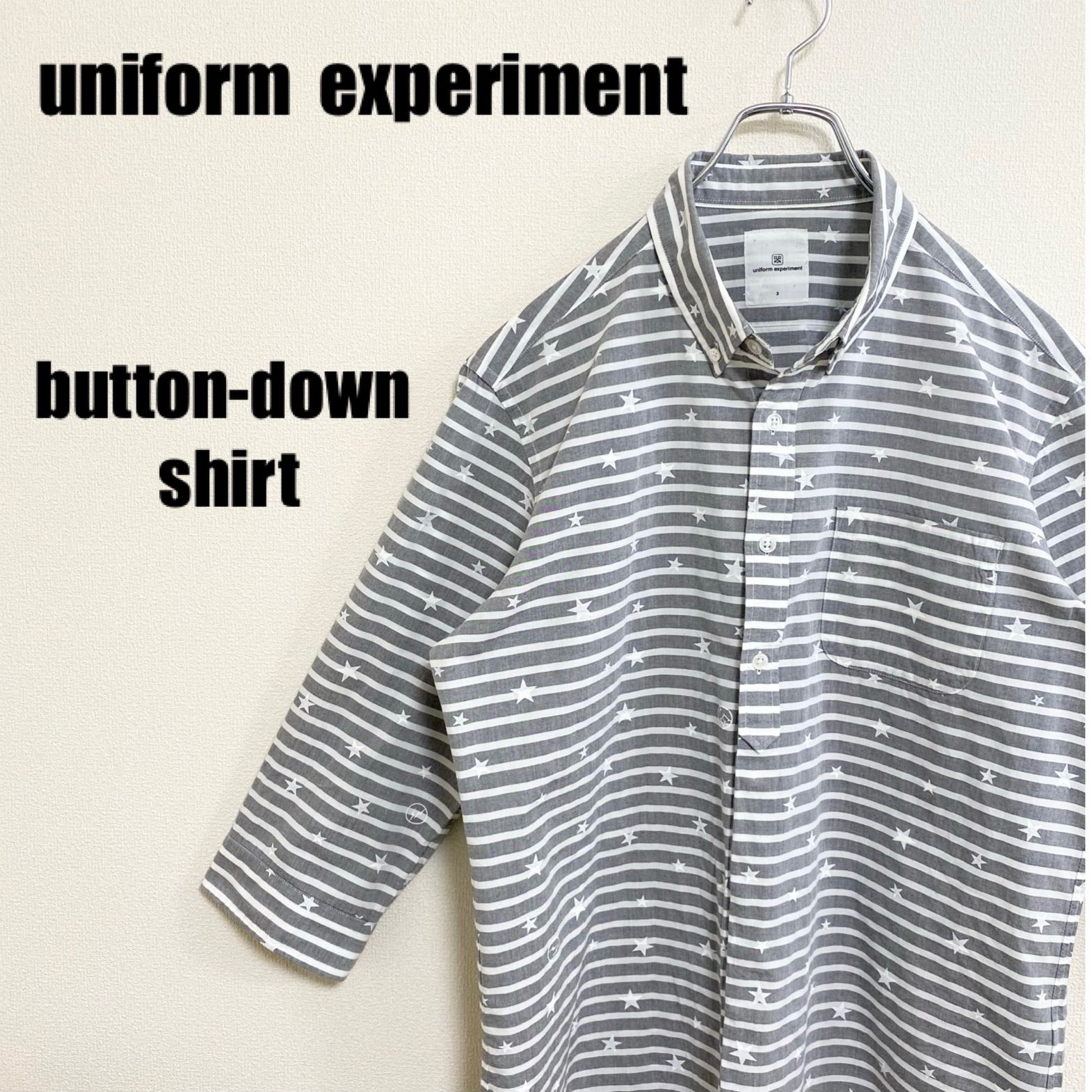 ユニフォームエクスペリメント uniform experiment 七分袖 ボタン