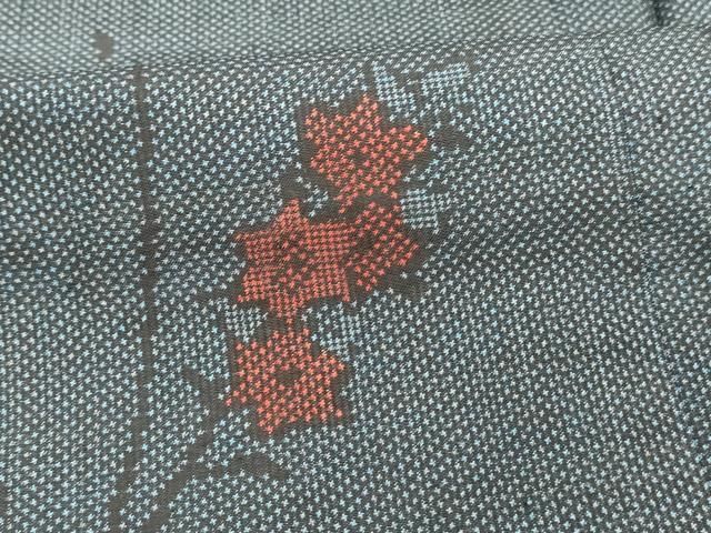 平和屋着物○本場大島紬 7マルキ 枝垂れ花 正絹 逸品 未使用 DAAS3440ps