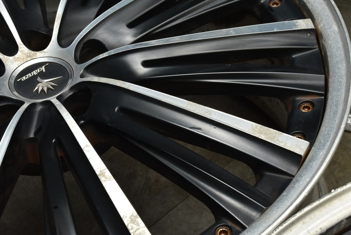 何でも揃う。 リペアベースに WEDS クレンツェ MAGISS 22in 9J 49 114.3 4本セット NX RX ハリアー アルファード ヴェルファイア CX-5 CX-8