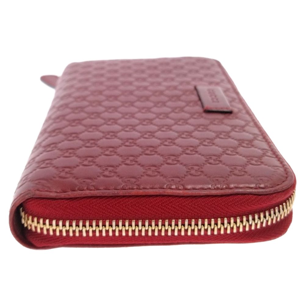 GUCCI (グッチ) ラウンドジップ マイクログッチシマ ラウンド
