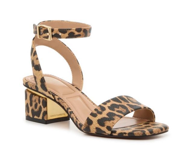 送料無料 ヴィンスカムート レディース サンダル シューズ Acaylee Sandal Leopard Print