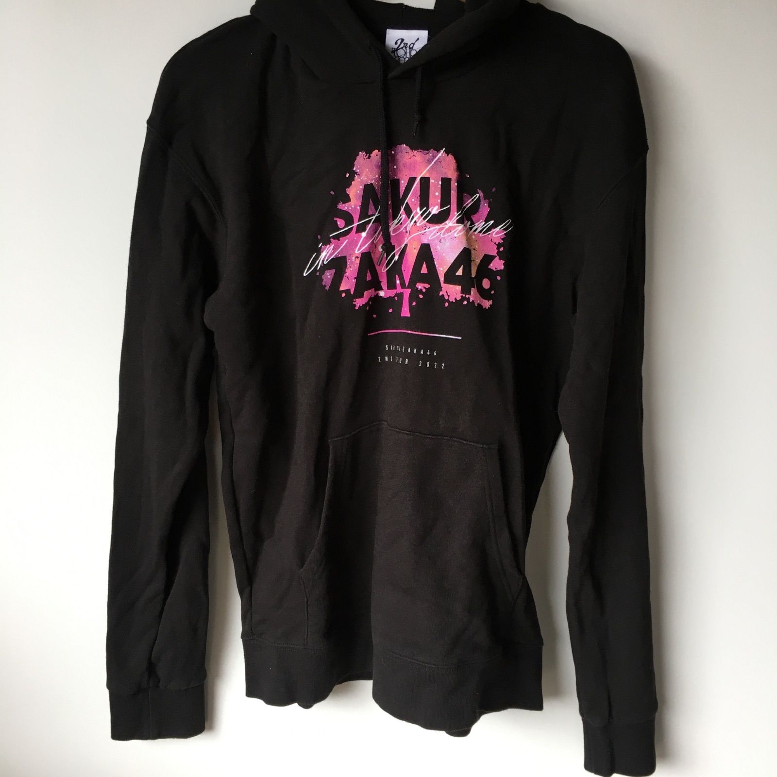 櫻坂46 2nd Tour 2022 パーカー XL ブラック 櫻坂46 2nd TOUR 2022 プルオーバーパーカー ブラック L