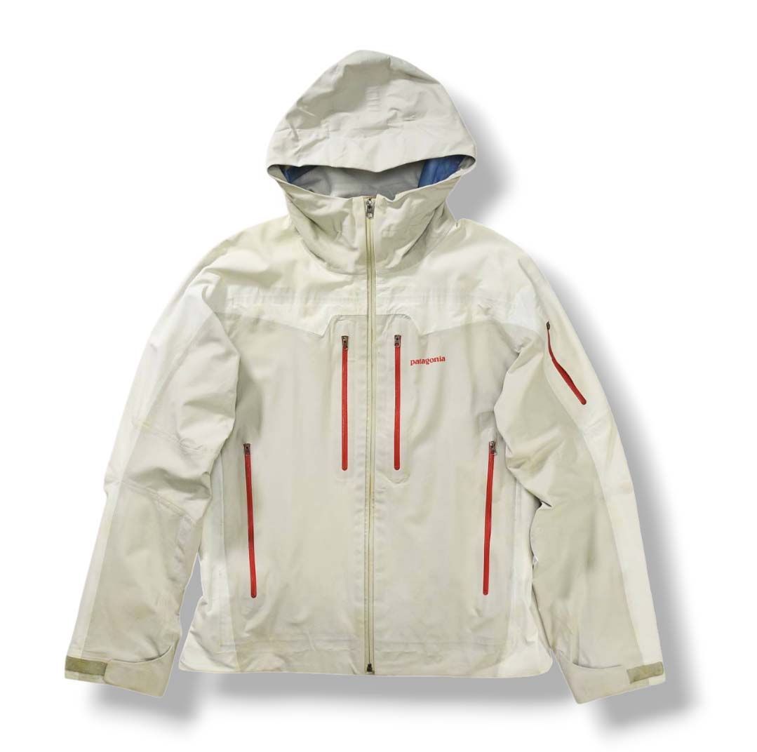 00sヴィンテージ パタゴニア patagonia プリモフラッシュジャケット Primo Flash Jacket マウンテンパーカー アウトドア ストリート テック系 S ライトグレー メンズ