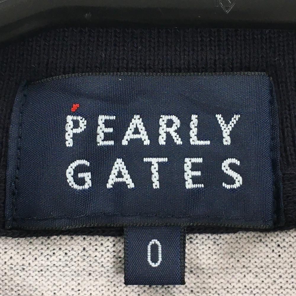 PEARLY GATES - 【超美品】パーリーゲイツ 半袖ポロシャツ ピンク×黒 ボーダー 千鳥格子 レディース 0(S) ゴルフウェア PEARLY GATES 超美品】パーリーゲイツ 半袖ポロシャツ ピンク×黒 ボーダー