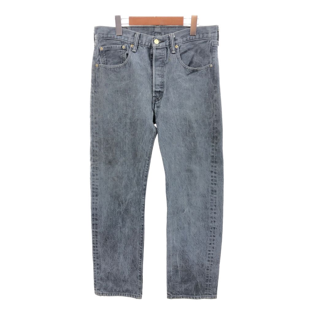 Levi's リーバイス 501 デニムパンツ アメカジ ブラック (メンズ W32 L30) 中古 古着 Q2017