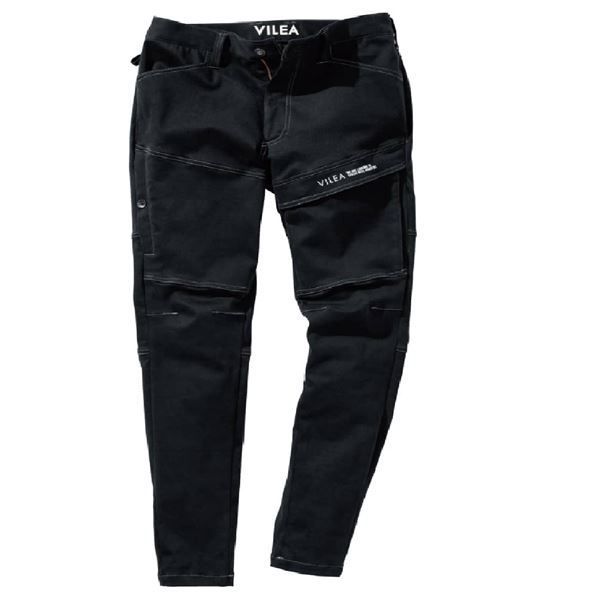 村上被服 HOOH ストレッチカーゴパンツ 3804 ブラック 3L 95