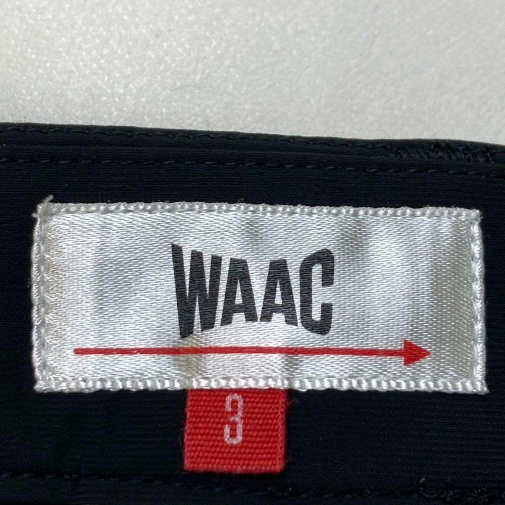 サイズ：3 WAAC ワック  ハーフパンツ  ブラック系 [240101420141] ゴルフウェア メンズ ストスト サイズ：3 WAAC ワック ハーフパンツ ブラック系 [240101420141
